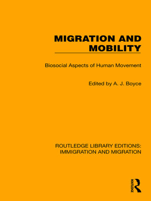 cover image of Migration and Mobility